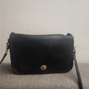 Coach Vintage - Dinky convertible clutch Bag - 9635- leather- Made in NYC